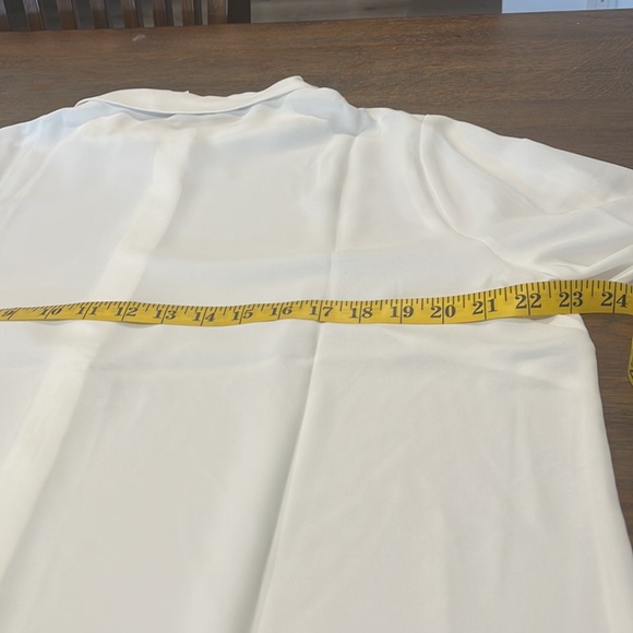 Anne Klein ruched sleeve blouse. Size 0X - Picture 8 of 9